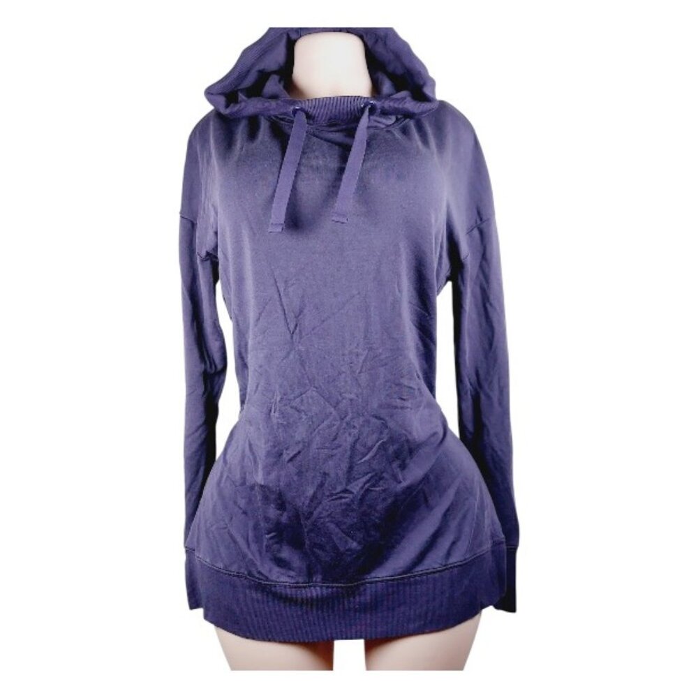 Athleta Women's Purple Long Sleeve Casual Pullover Tunic Hoodie Size S